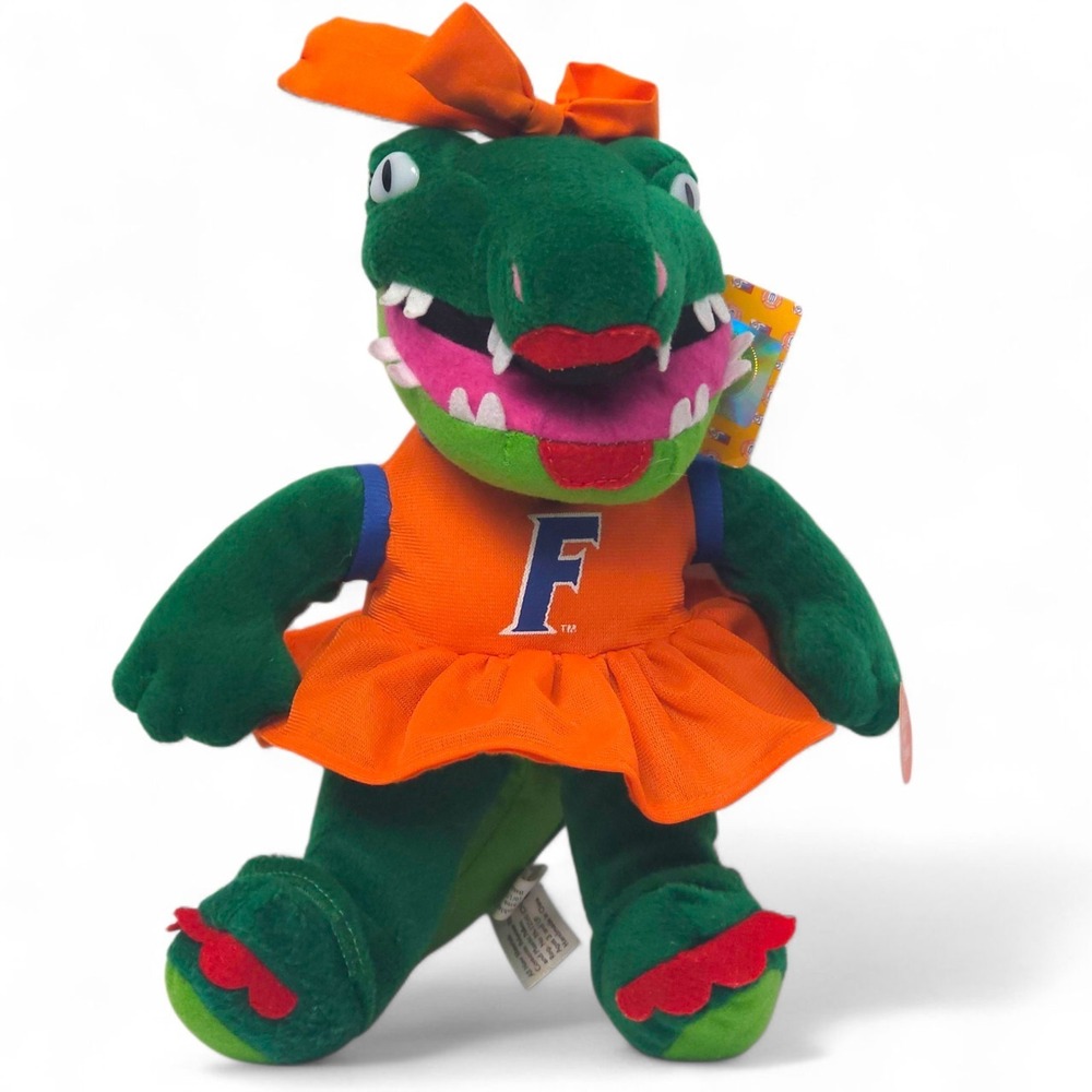 Singing Plushland Florida Gators Alberta Mascot Plush 2011 Squeeze My Tummy NCAA